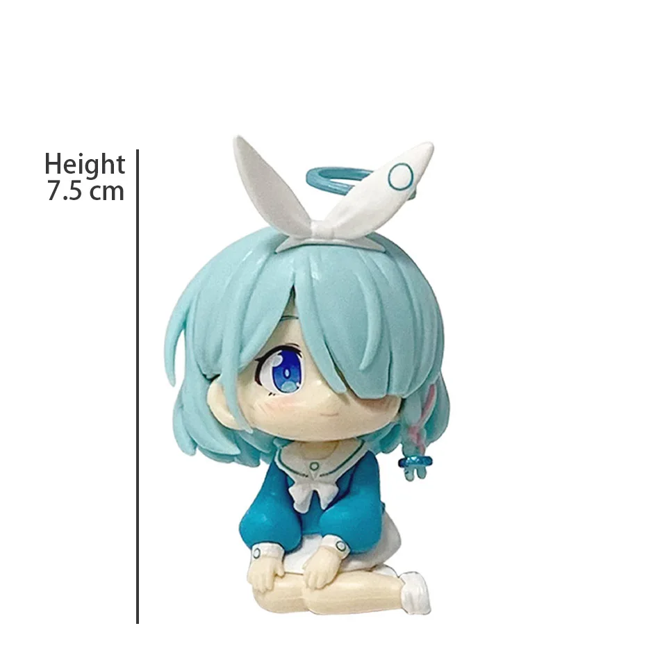 かわいいアイテムは必須です！ ブルーアーカイブ ちびアロナ フィギュア - アニメグッズ、デスクトップミニオーナメント、ファンコレクション