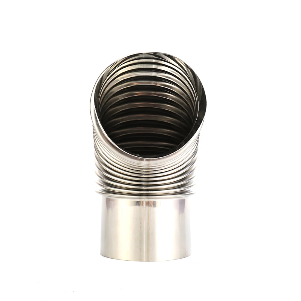 

90 Degree Elbow Pipe 60mm Exhaust 90 Degree Elbow Chimney Liner Bend 90° Multi Flue Stainless Steel Water Heater