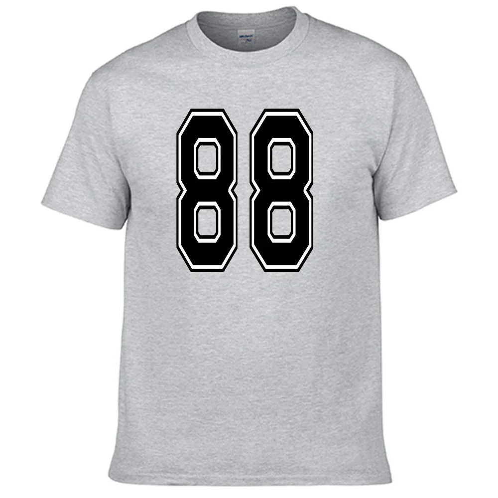 88 number Custom 100% Cotton T Shirt Men Women Print name T-Shirt Basketball、football、 ball number customization T-shirt