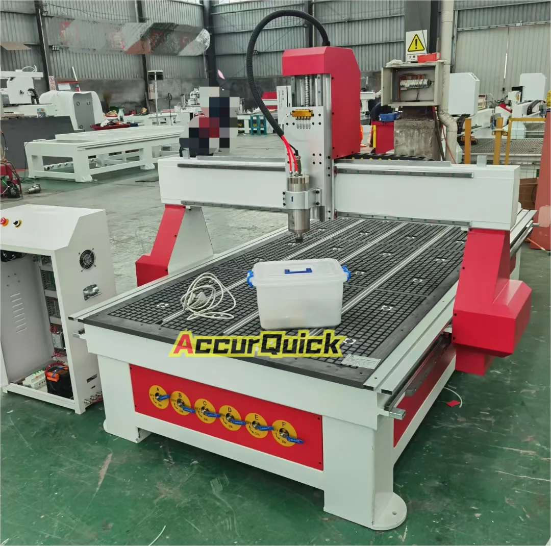 Vacuum Adsorb Table Wood Carving Machine Water Cooling 3.0KW CNC Router Wood Router Machine