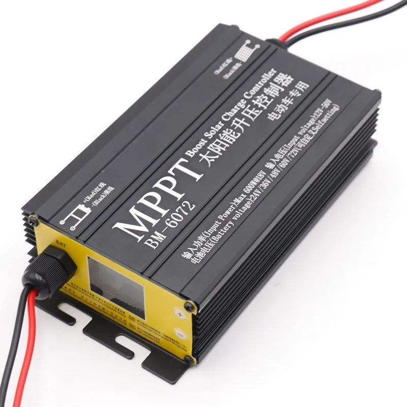 MPPT 600W Solar Boost Charge Controller For 24V 36V 48V 60V 72V Battery Charger Charge Digital Controller