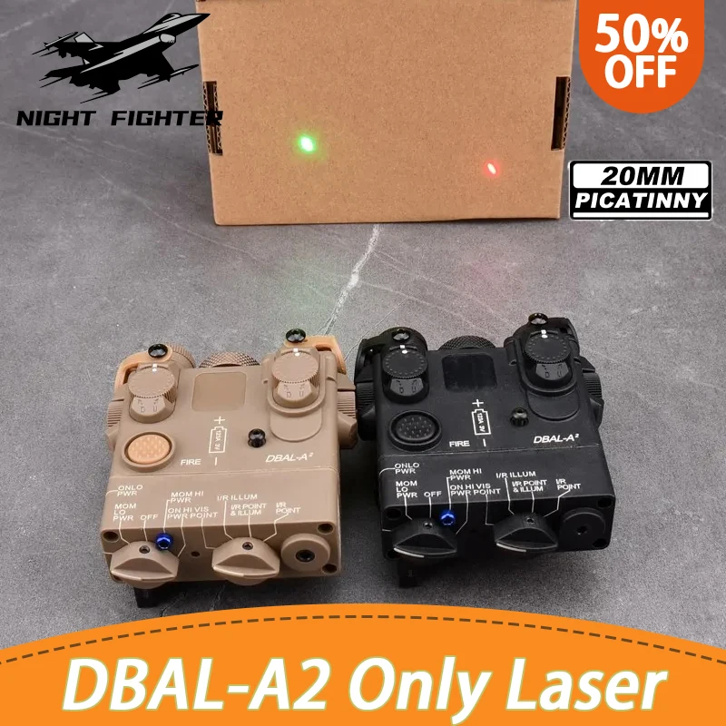 WADSN Tactical DBAL Red Dot Indicator Dbal A2 Green Pointer Singal Laser Airsoft DBAL-A2 Hunting Scout Light Fit 20mm Rail