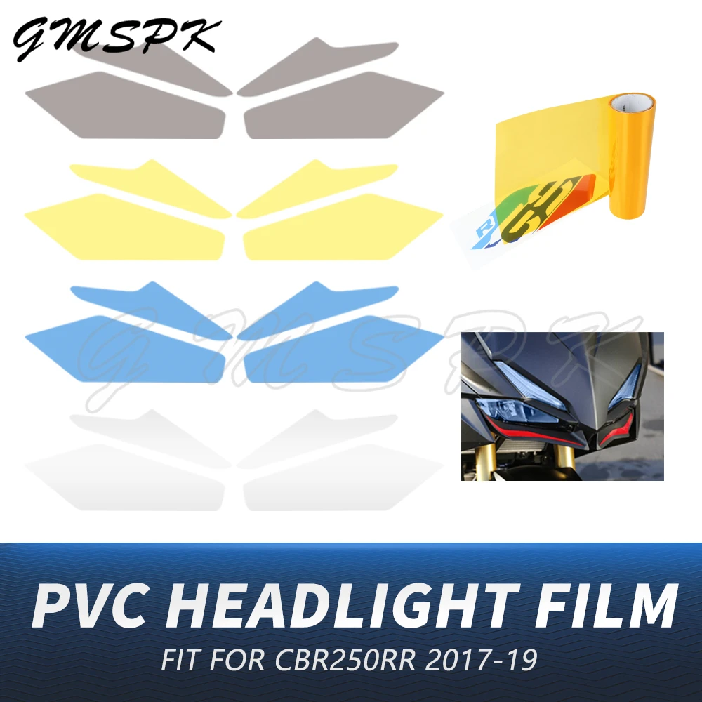 

Motorcycle Headlight Film Fit for HONDA CBR250RR CBR 250 RR 2017- 2019 Transparent Headlamp Head Light Protection Film Sticker
