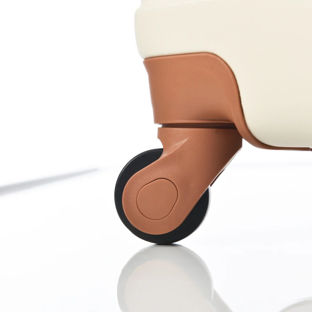 Set de bagages rigide (2 pièces) + Valise rotative avec serrure TSA (type compact, 20 pouces + 24 pouces)