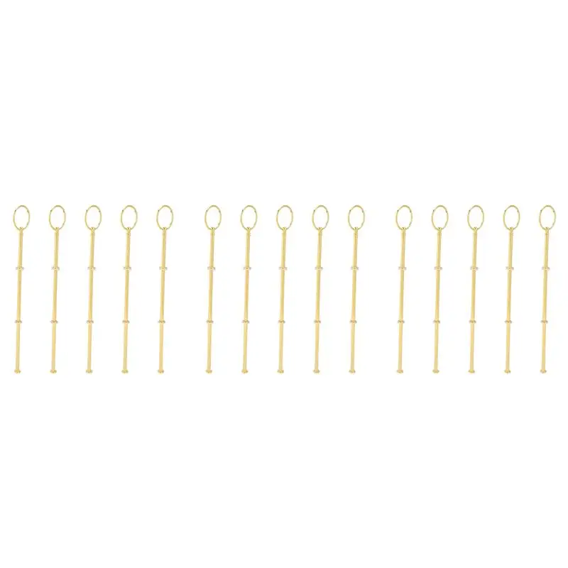 AS94-15 Wedding Metal Gold 3 Tier Cake Stand Center Handle Rods Fittings Kit