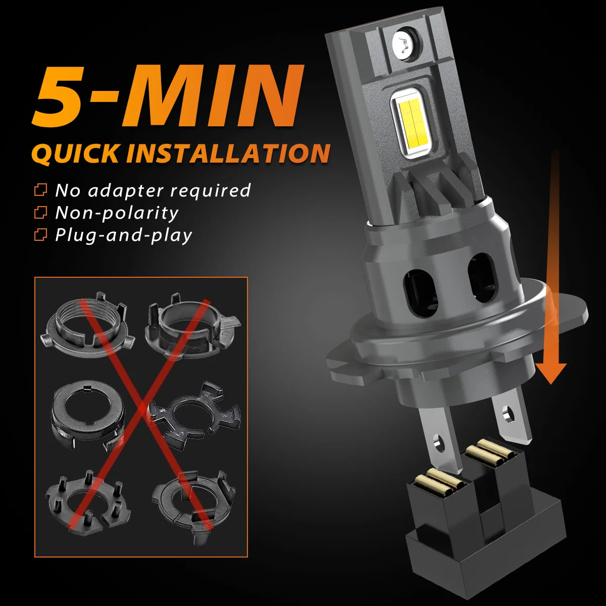 2 قطعة H7 نوع Led الضباب الخفيف سيارة Led المصابيح الأمامية 32000LM عالية الكثافة 6000K كول الضوء الأبيض نمط ل أكورا TLX MDX RDX