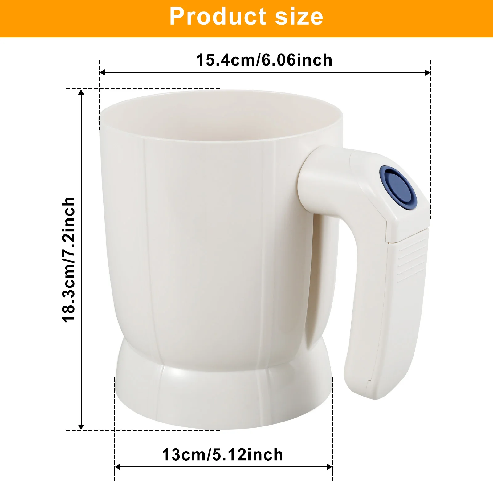 Electric Flour Sifter Stainless Steel Mesh Strainer Handheld Multifunctional Flour Sieve Home Baking Tool for Cake Powder