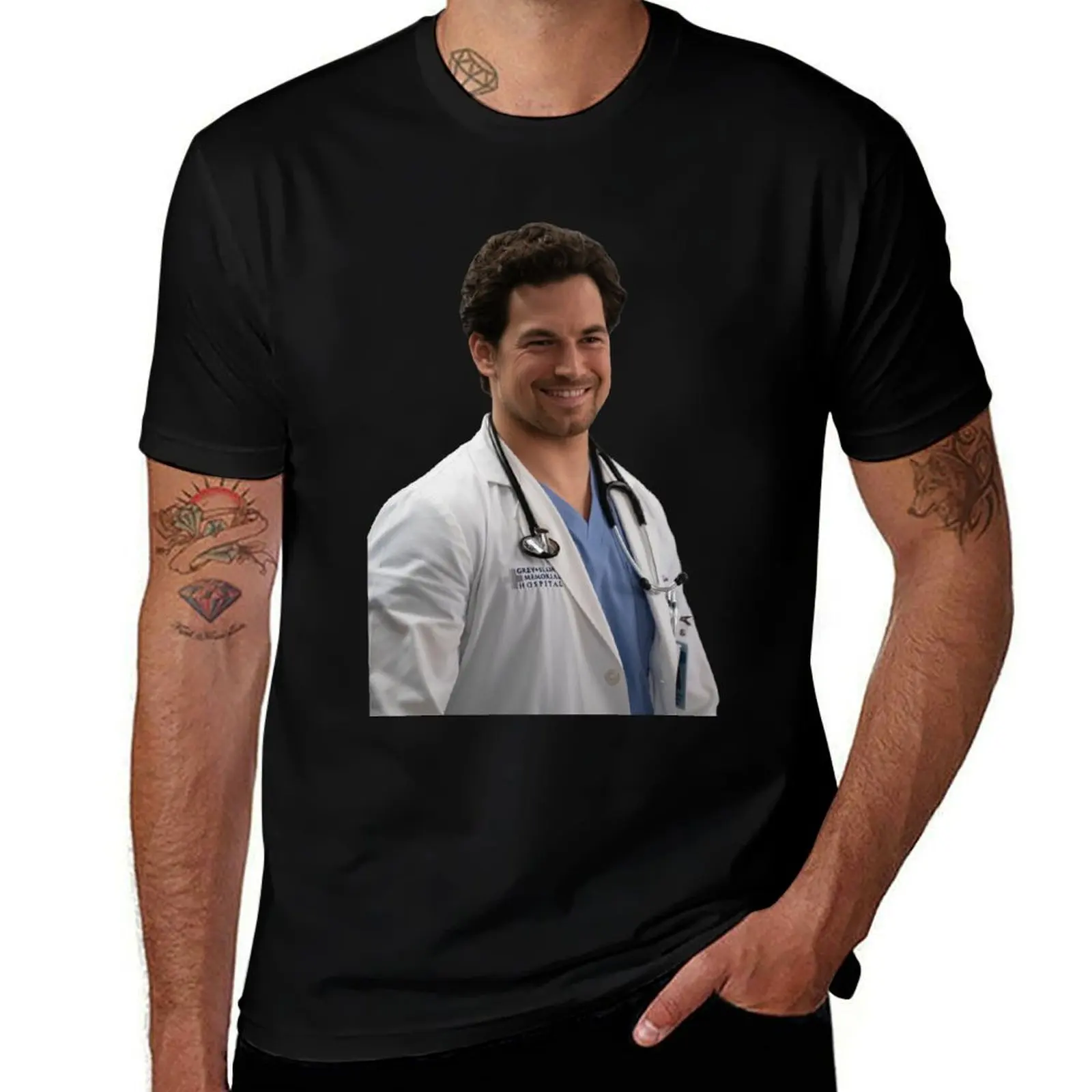 Andrew Deluca T-Shirt Gym Wear Breathable Short Sleeve Tee