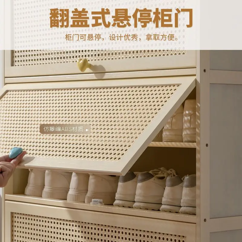 Wide ultra-wide shoe rack household door simple indoor door shoe cabinet
