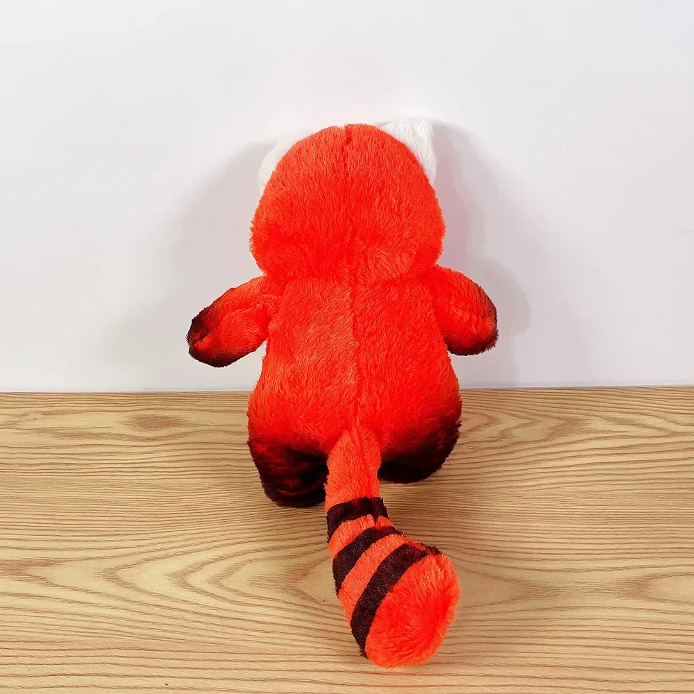 40cm Disney Panda Rojo juguete de peluche Pixar girando oso de dibujos animados periférico de animé lindo Animal muñeca almohada regalo para niños