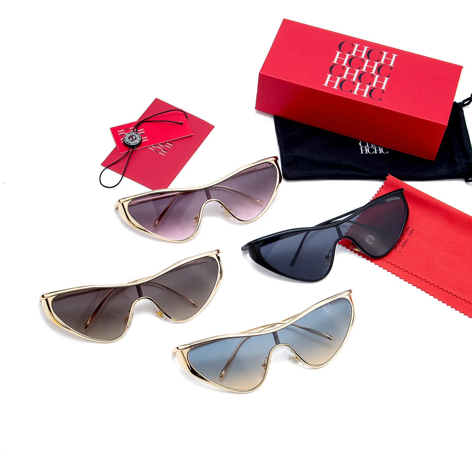 

One Piece Lens Oversized Sunglasses for Women Trendy Y2K Style Large Shield Frame for Beach Vacation Summer Travel Gift