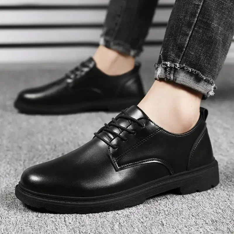 Zapatos de vestir formales italianos para hombres, zapatos de tacón alto Oxford, zapatos de fiesta de cena formales, zapatos clásicos para hombres