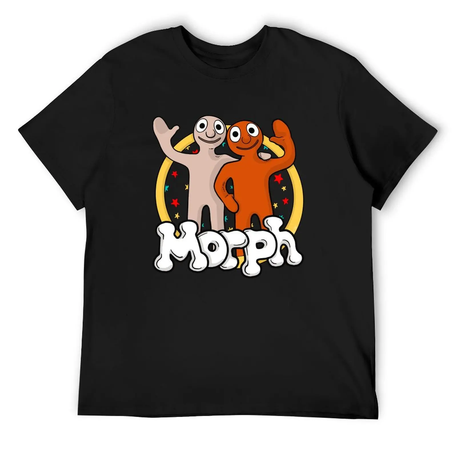 Morph and Chas logo T-Shirt sports fans plus size tops customizeds designer shirts men clothing