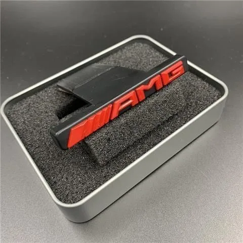 For Mercedes Benz AMG Smart W205 C300 W203 W206 W108 W124 W126 W140 1pc Car Sticker Emblem Front Grille Badge Auto Accessories view 4