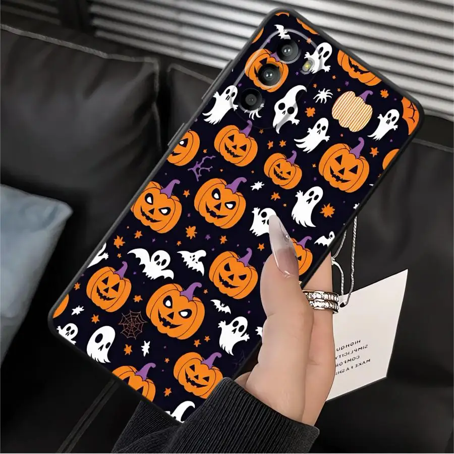 حافظة لهاتف Moto Edge 20 30 S30 Pro X30 Pro غطاء هاتف خلفي ناعم موضة أشباح الهالوين الوحشية