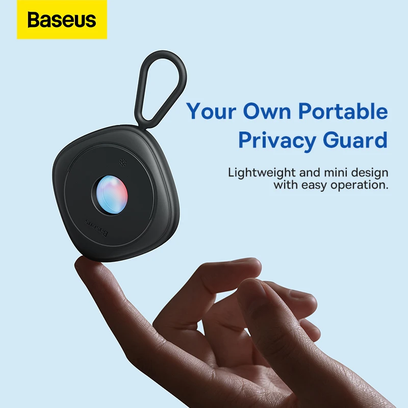 Baseus Anti-spy Hidden Camera Detector Portable lnfrared Detection Security Protection for Hotel Locker Room Public Bathroom