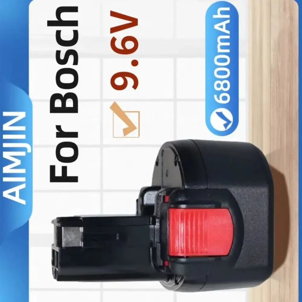 

New BAT048 for Bosch 9.6V 6800mAh Ni-CD Rechargeable Battery Power Tools Battery for Bosch PSR 960 BH984 BAT048 BAT119