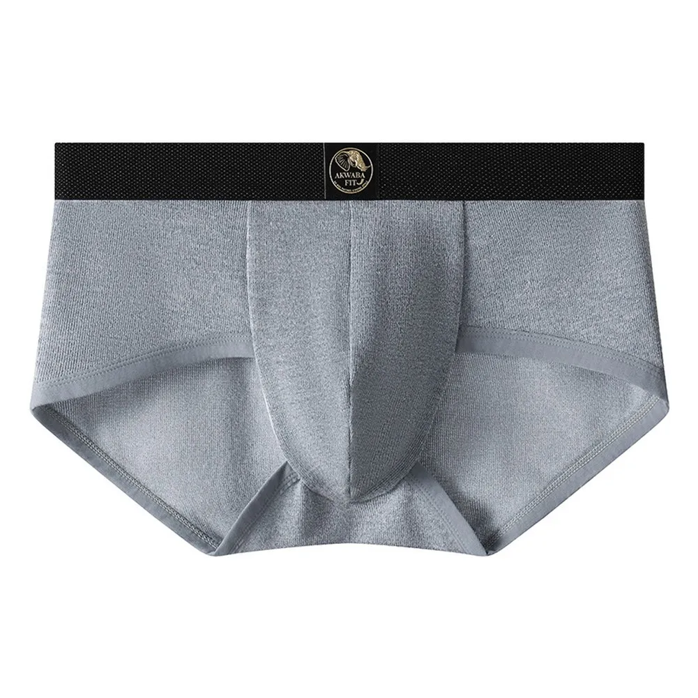 Mens Color Printed Ice Silk Pouch Underwear Soft Breathable Panties Sport Briefs U Pouch Sweat Wicking Breathable Underwear