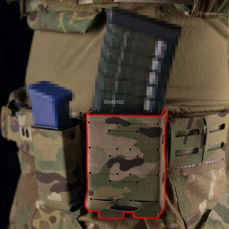 Porta cargador táctico MOLLE 5.56/7.62 para AR M4 – Caza outdoor - imagen 4