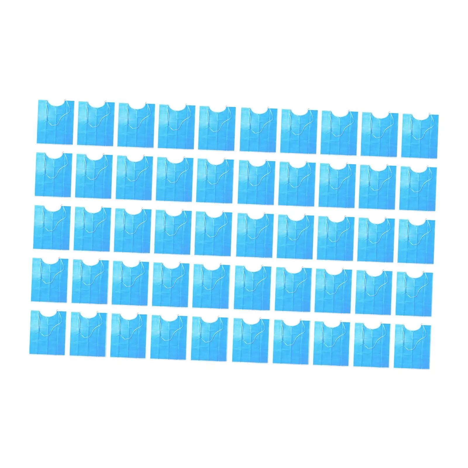 

50 Pieces Dental Bibs Clothing Protectors for Nail Beauty Beauticians Salon