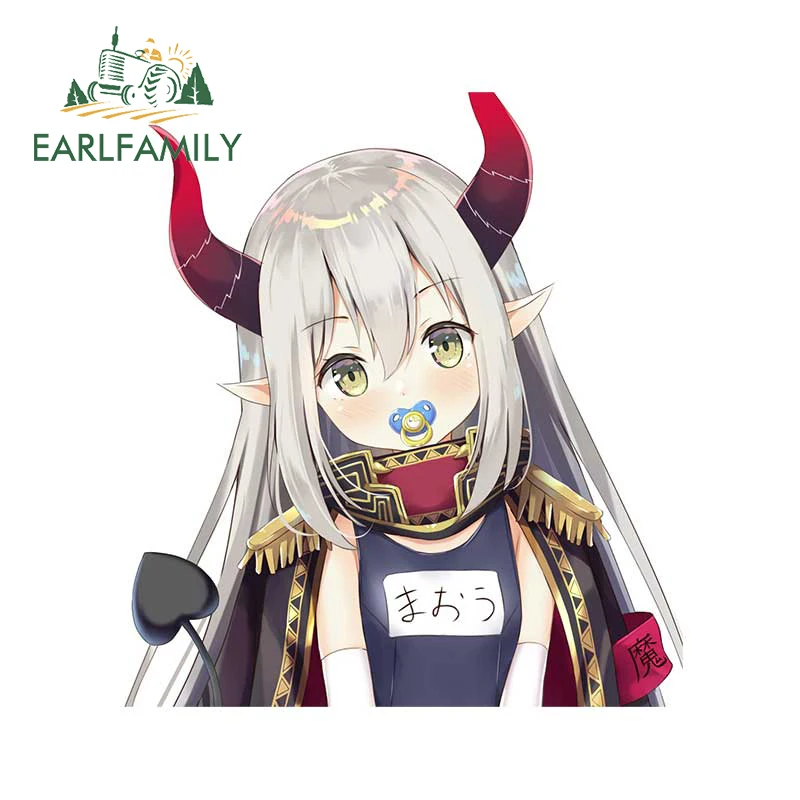 EARLFAMILY 13 سنتيمتر x 11.8 سنتيمتر ل إيما أغسطس سيارة ملصق الإبداعية أنيمي ملصق مائي مقاوم للماء محمول الثلاجة سيارة التصميم