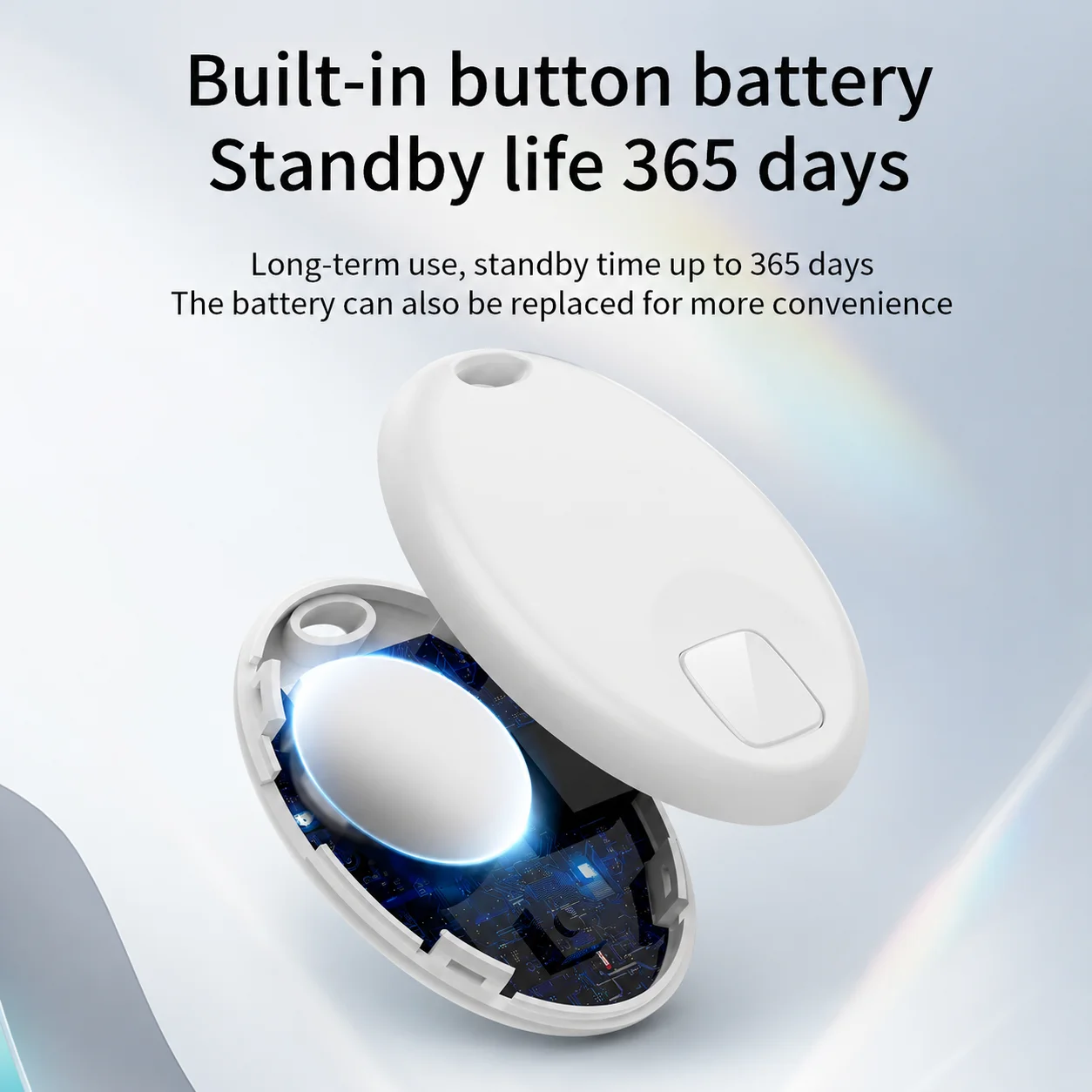 Mini Bluetooth GPS Tracker Device For IOS Apple Find My App Smart Tag Anti-Lost Reminder Key Luggage Backpack Kid Pet Finder - view 2