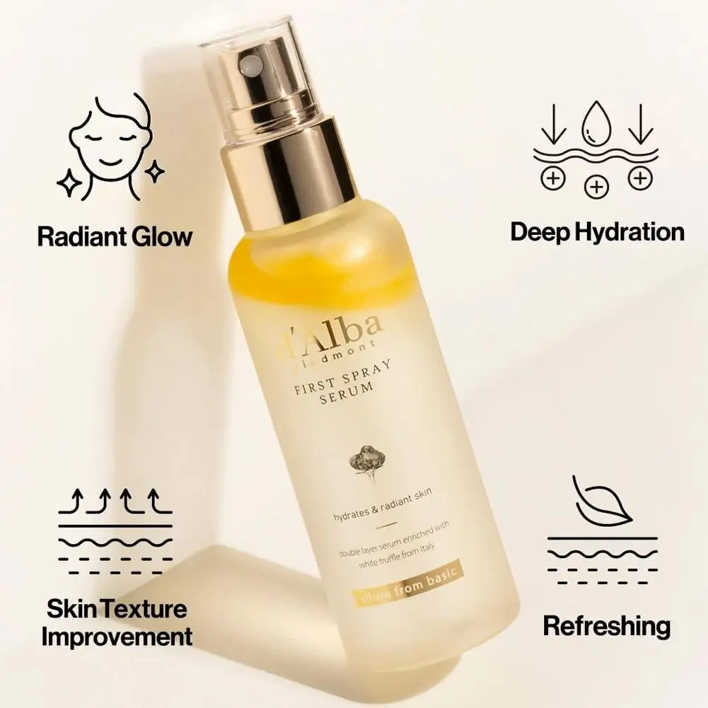 D'Alba Light-weight Face Moisturizing White Truffle Sunscreen White Truffle Initial Mist Facial Moisturizer Soothing Skin Care