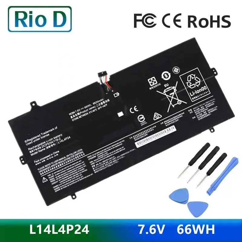 L14L4P24  L14M4P24 7.6V 66WH 8820mAh Laptop Battery for Lenovo YOGA 4 PRO YOGA 900-13ISK 900-IFI 900-ISE 5B10H43261