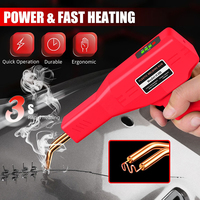 50W Plastic Welding Machine Kit Hot Stapler Welding Soldering Iron Equipment Tools Car Bumper Crack Dent Repair Hot Gun