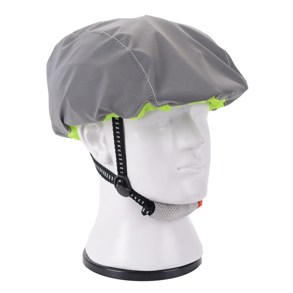 Waterproof Windproof Cycling Rain Helmet Cover Reflective Bicycle Commuting High-Visibility Road MTB Headwear