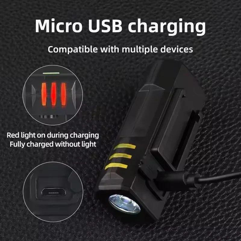 Bicycle Bike USB Rechargeable Light LED High Brightness Multi-Function Road MTB Cycling Safety Front Lights Outdoors Flashlight