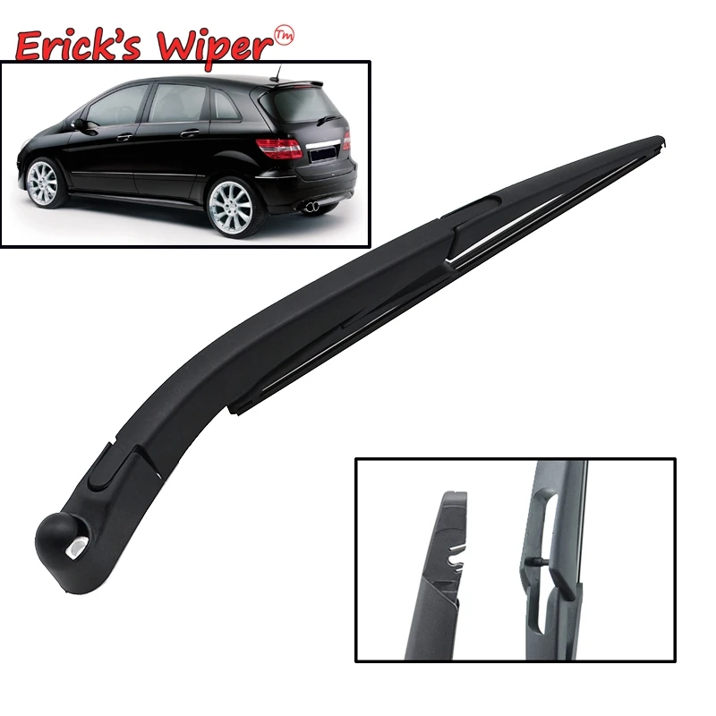Erick's Wiper-Kit de juego de brazo y limpiaparabrisas trasero de 12 ", para mercedes-benz Clase B B200 W245 2005 - 2011, ventana de parabrisas
