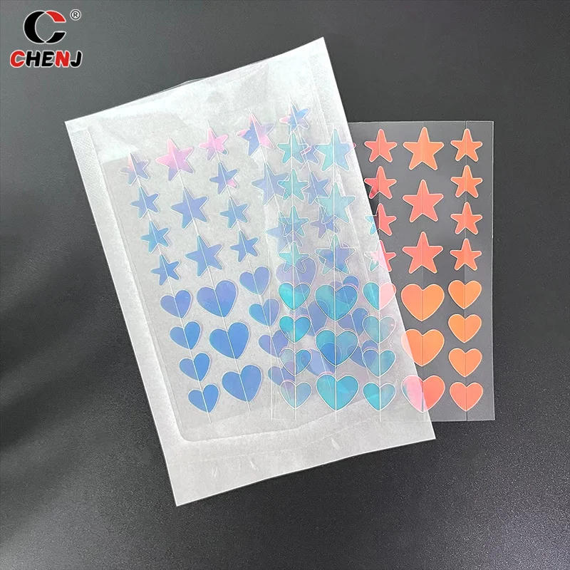 1 foglio correttore viso Spot bellezza strumenti per il trucco stella luna nuvola brufolo Patch colorato invisibile rimozione dell'acne adesivi per la cura della pelle