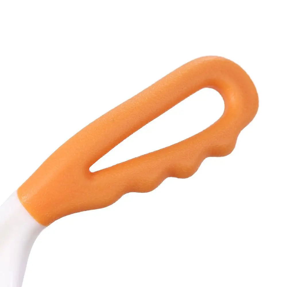 Portable Learning To Eat Feeding Oval Infant Training Spoons Newborn Tableware Baby Food Spoon Kid Curved Soup Spoon