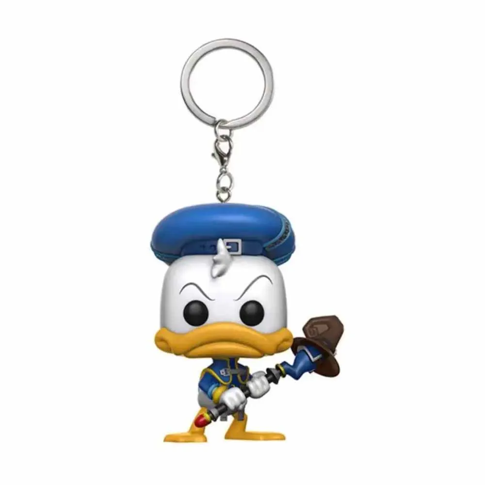 Keychain Disney Anime Keychain Cartoon  Mickey Minnie  Mcduck Webby Donald Figure Collection Toys