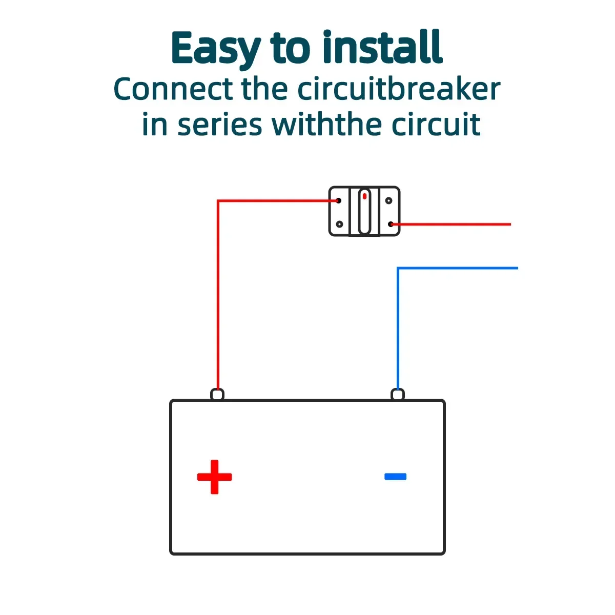 30A to300A 12V-48V Waterproof High Protect  quality Breaker For carsPower Fuse with Reset Waterproof car  30A 80A 100A 200A 300A