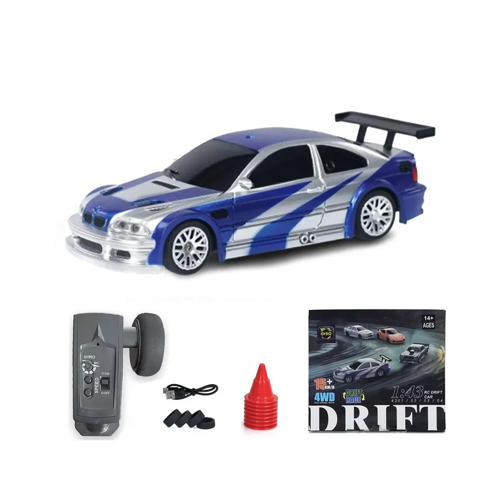 Hot sales 1:43 Radio Control Mini Drift Race Car for RTR Toy Vehicle w/ Gyro Motor car model Xmas gifts for friends