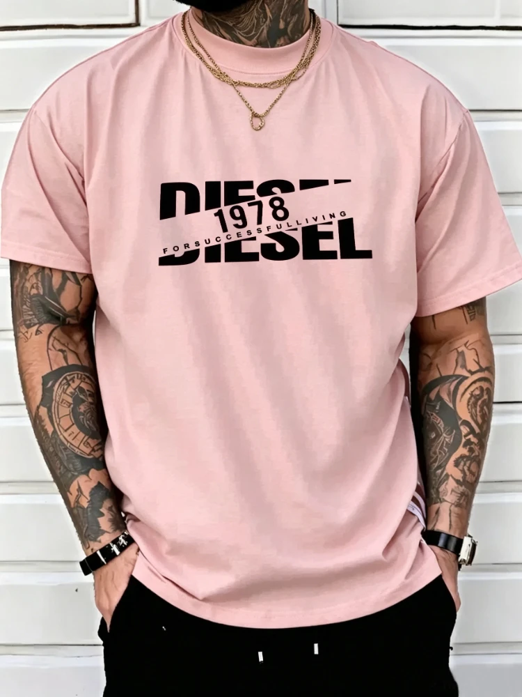 Neues trendiges Herren-T-Shirt, schwarzes T-Shirt, bequemes Sommer-T-Shirt, kurzärmeliges T-Shirt aus reiner Baumwolle, Bestseller 2026.