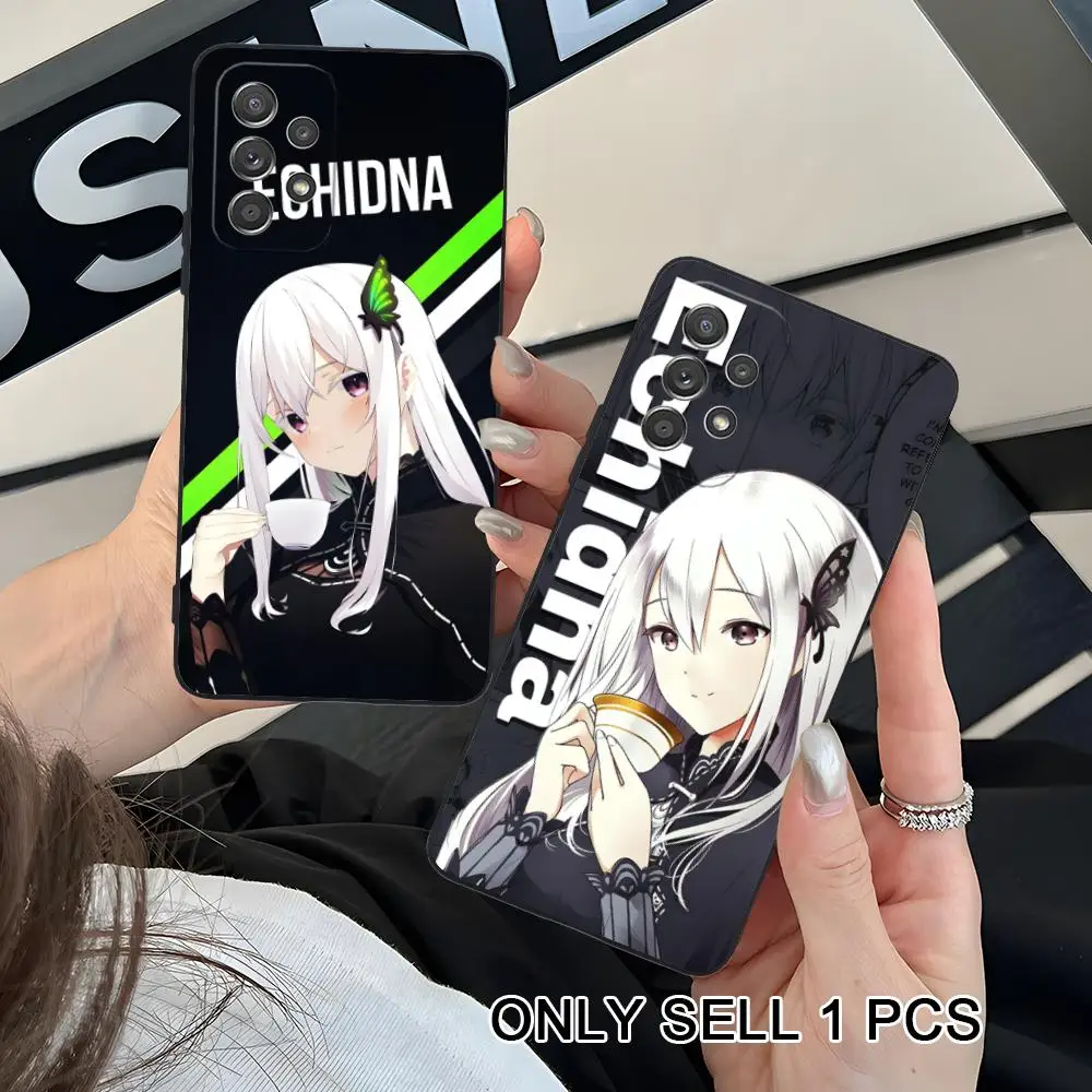 ReZero Echidna Phone Case for Samsung Galaxy A26 25 24 23 22 21 17 16 15 14 13 12 11 5G Soft TPU Shockproof Cover