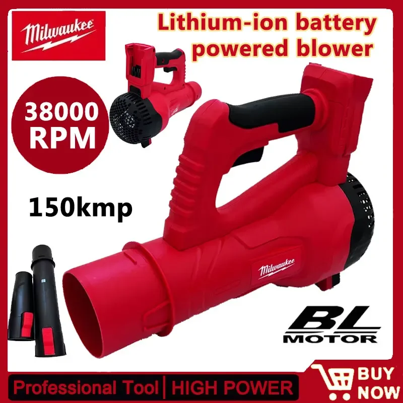 Milwaukee  Cordless Efficient Leaf Blower 38000RPM Clean Air Blower Brushless Handheld Turbo Blower For 18V Battery Power Tool