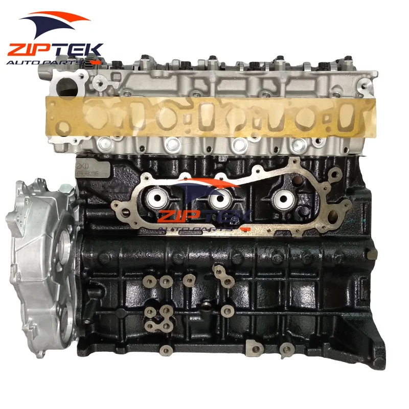 

Turbo Del Motor Parts 2.5l D4D Diesel Complete Long Block 2KD FTV 2KD Engine Assembly For Toyota Fortuner Hiace Hilux Innova