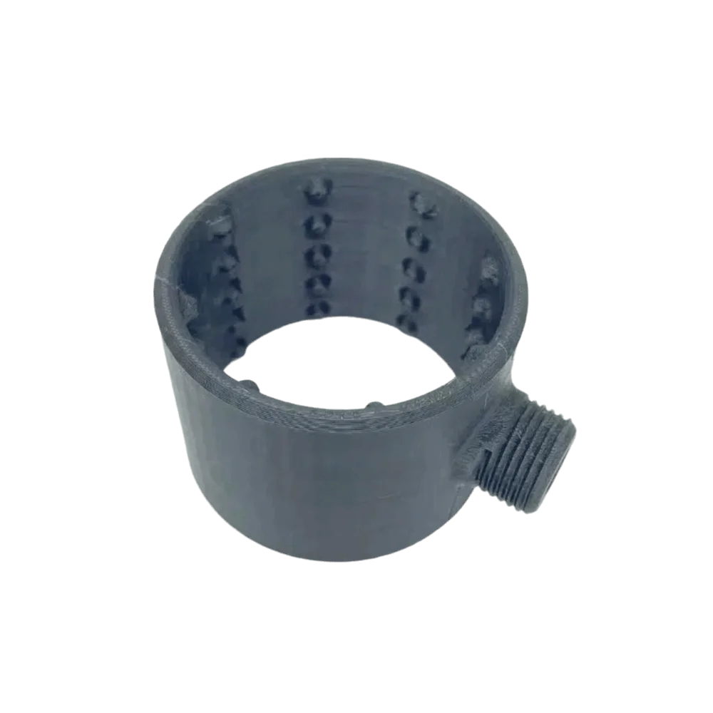 High Pressure Men Shower Nozzle Circular Flushing 360-Degree Ring Spiral Nozzle Shower Head Powerful Supercharging