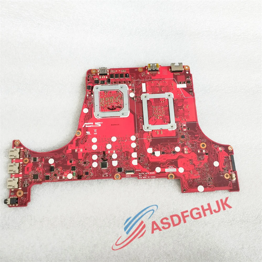 اللوحة الأم للكمبيوتر المحمول ASUS ROG Strix-G G531G G531GT GL531GT مع I7-9750H وGTX1650، اختبار موافق