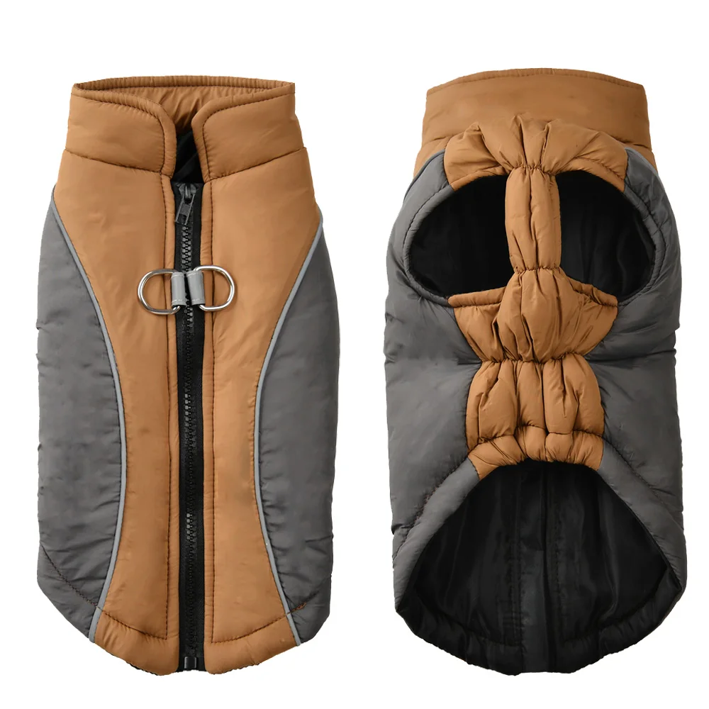 عاكس الكلب سترة معطف للكلاب الصغيرة المتوسطة القطط الشتاء الدافئة الكلب الملابس مع D-حلقة يندبروف يوركشاير الصلصال جرو الملابس