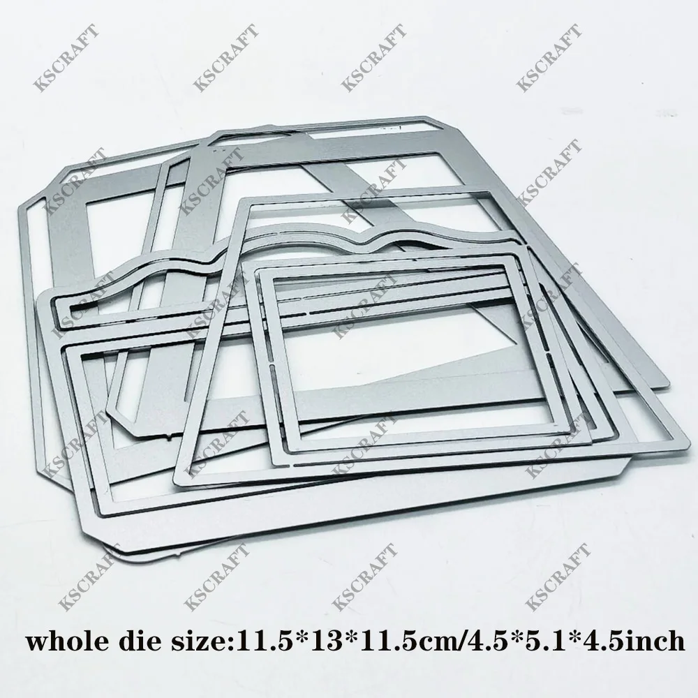 KSCRAFT Lantern Style Box Cutting Dies for DIY Scrapbooking