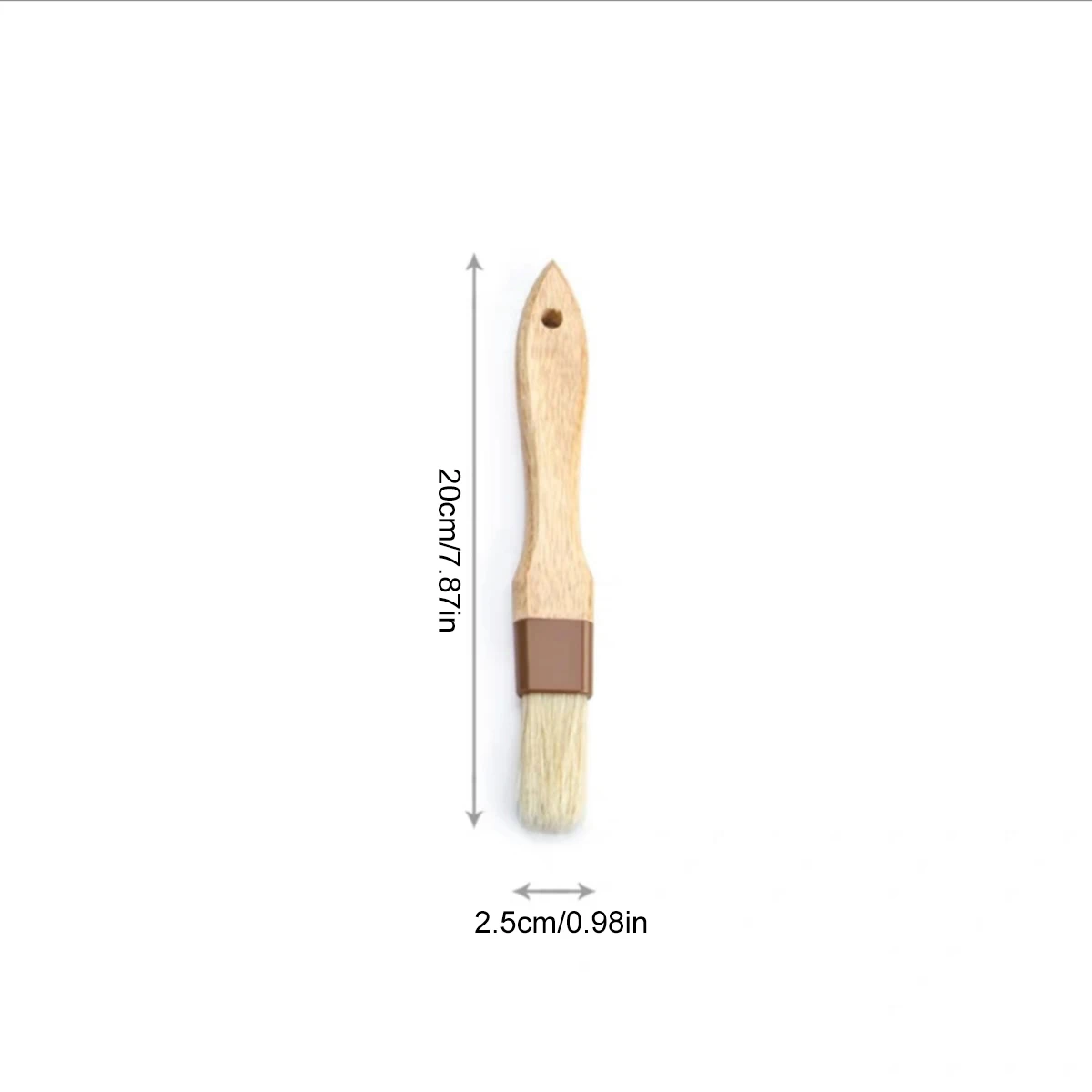 Pastry Brushes  Basting Boar Bristle and Beech Wood Handle Culinary Oil Brush Easy to Clean Butter Brush