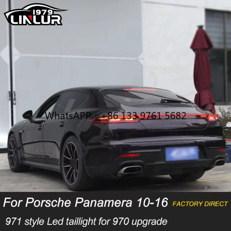 [1979ll]Car Rear Lights 2009 2016 2014 2010 970 Taillights Upgrade to 2023 LED Tail Lights for  Panamera 970 970.1 970.2