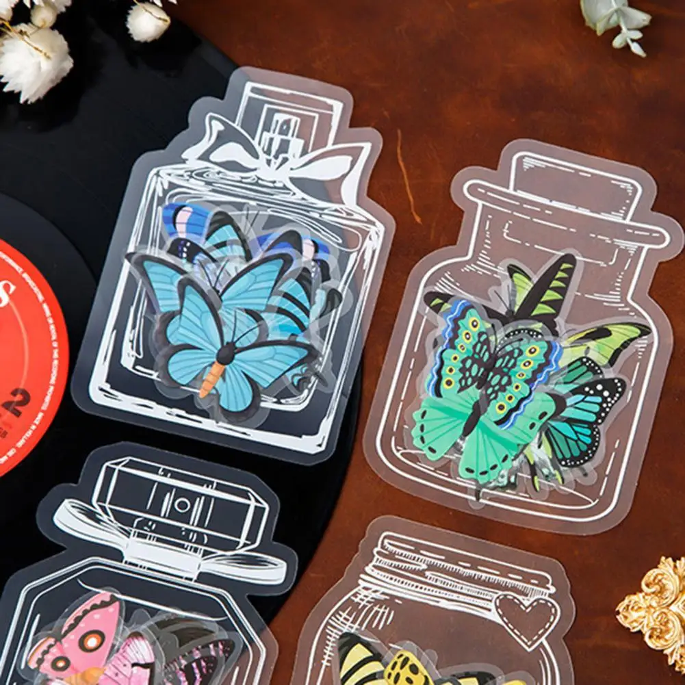 手作り花ブックマーク手作り透明ドライフラワーブックマーク Diy 花ウィッシングボトルステッカー女性のための読書