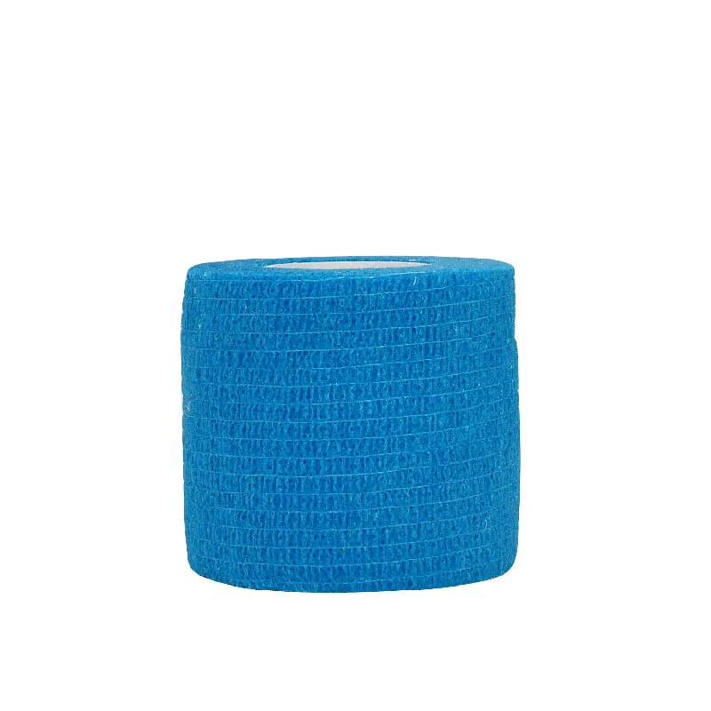 Auto-adesivo elástico Sports bandagens, fita azul envoltório, Elastoplast, joelheiras, dedo, tornozelo, Kit Palm Aid, Ferramenta Pet, 3 pcs, 6 pcs,