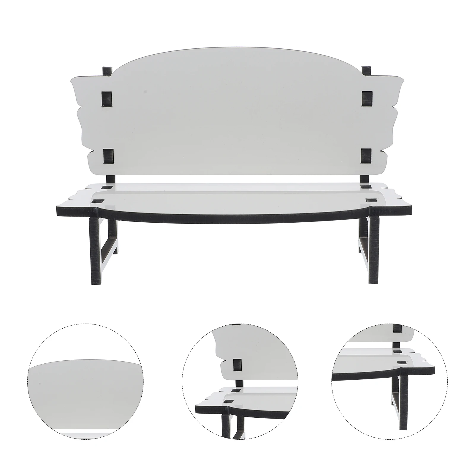 

Creative Diy Chair Craft Blank Wooden Sublimation Ornament Heat Transfer Decoration Table Centerpiece Office Home Party Diy